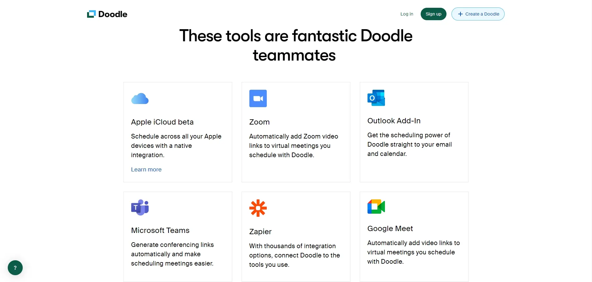 Doodle Integrations 1