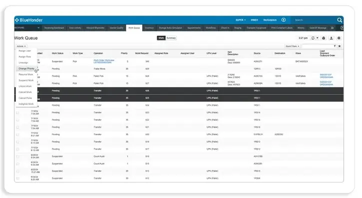 Blue Yonder - resource management