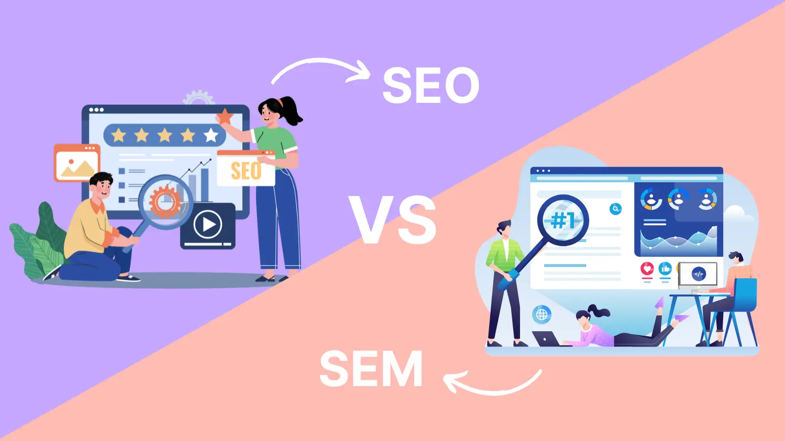 SEO vs. SEM: Key Differences Explained & Tips for Maximum ROI