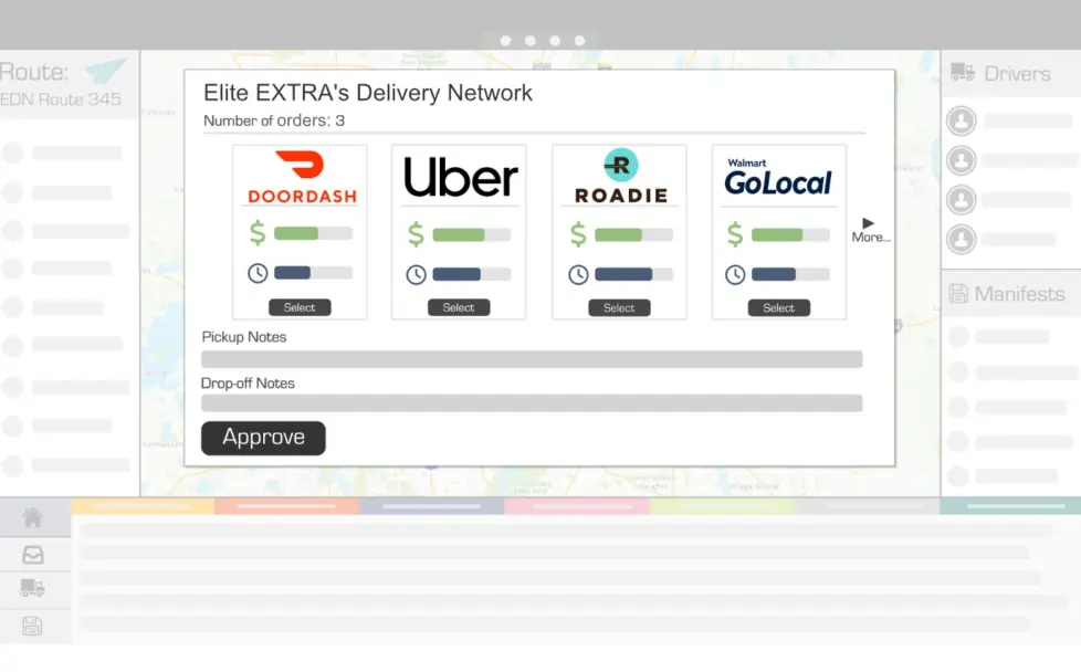 EPICOR delivery network