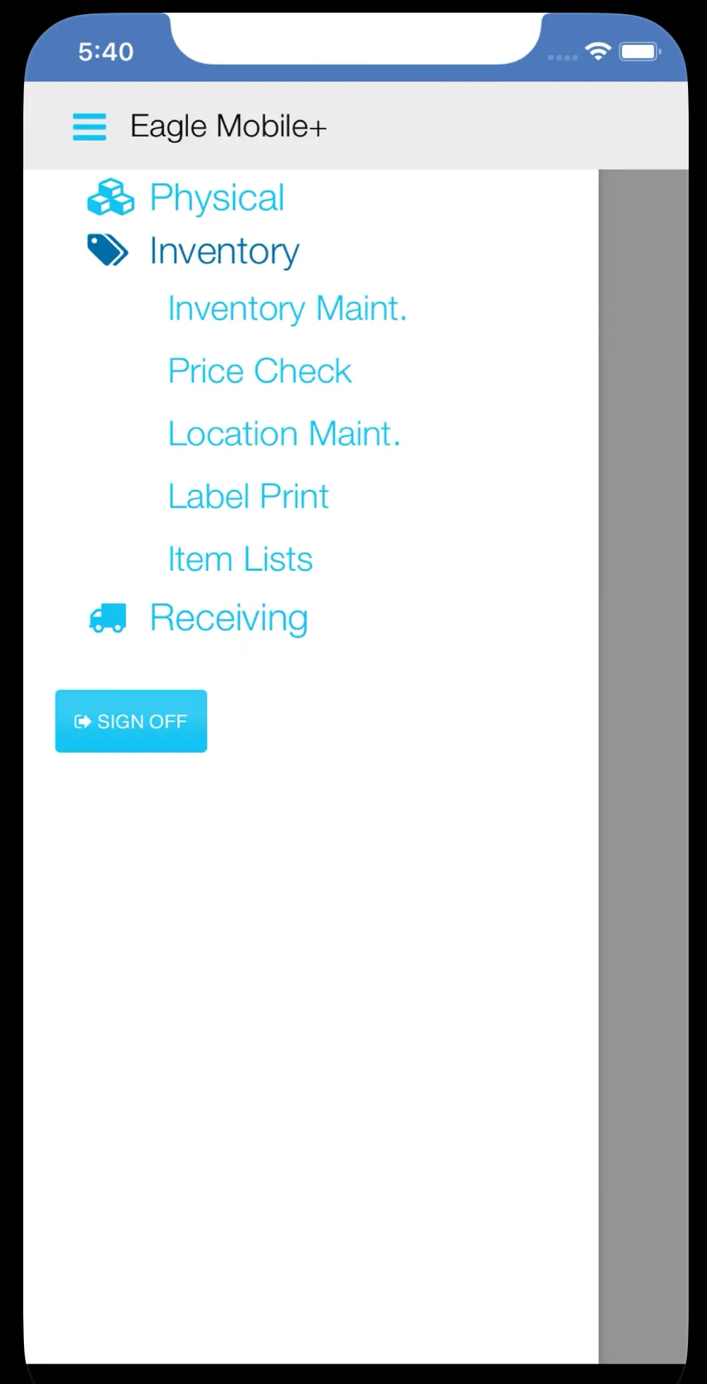 EPICOR eagle mobile