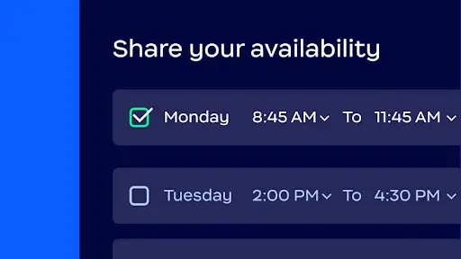 Zoom meetings scheduling app