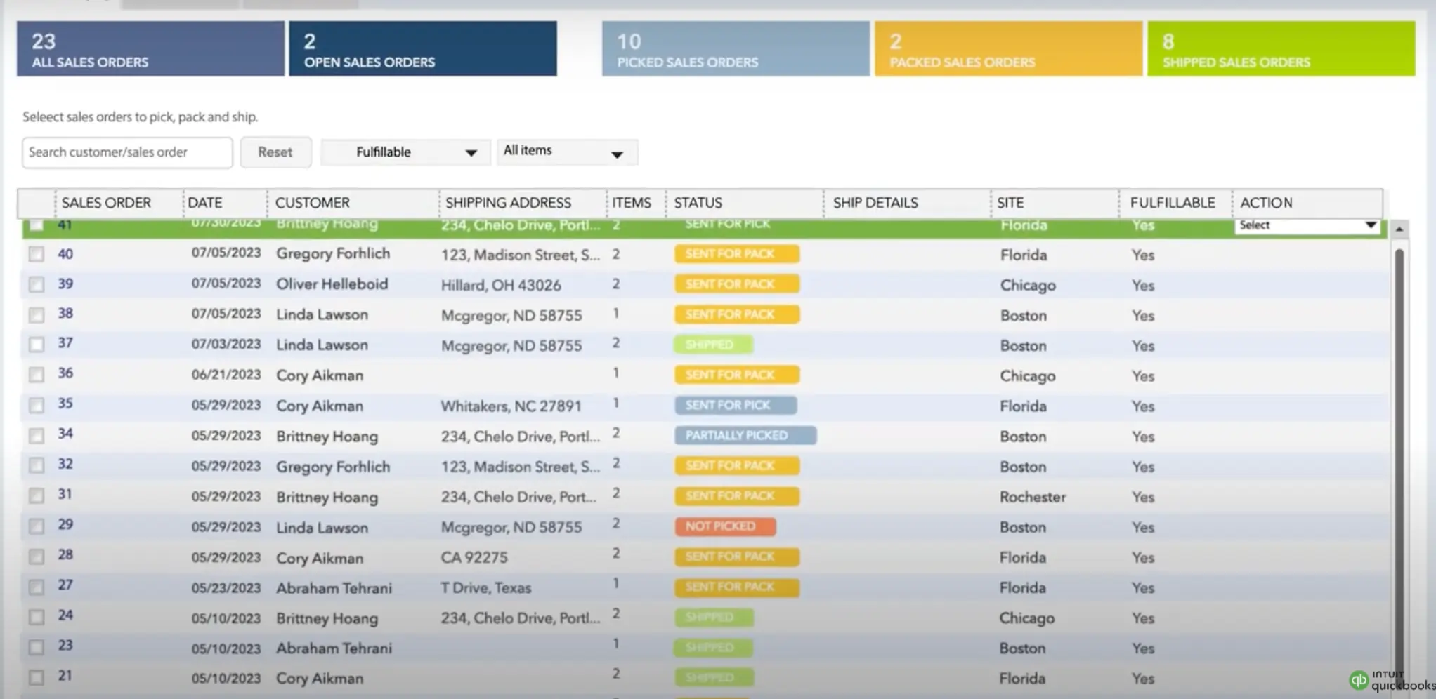 QuickBooks Order Management