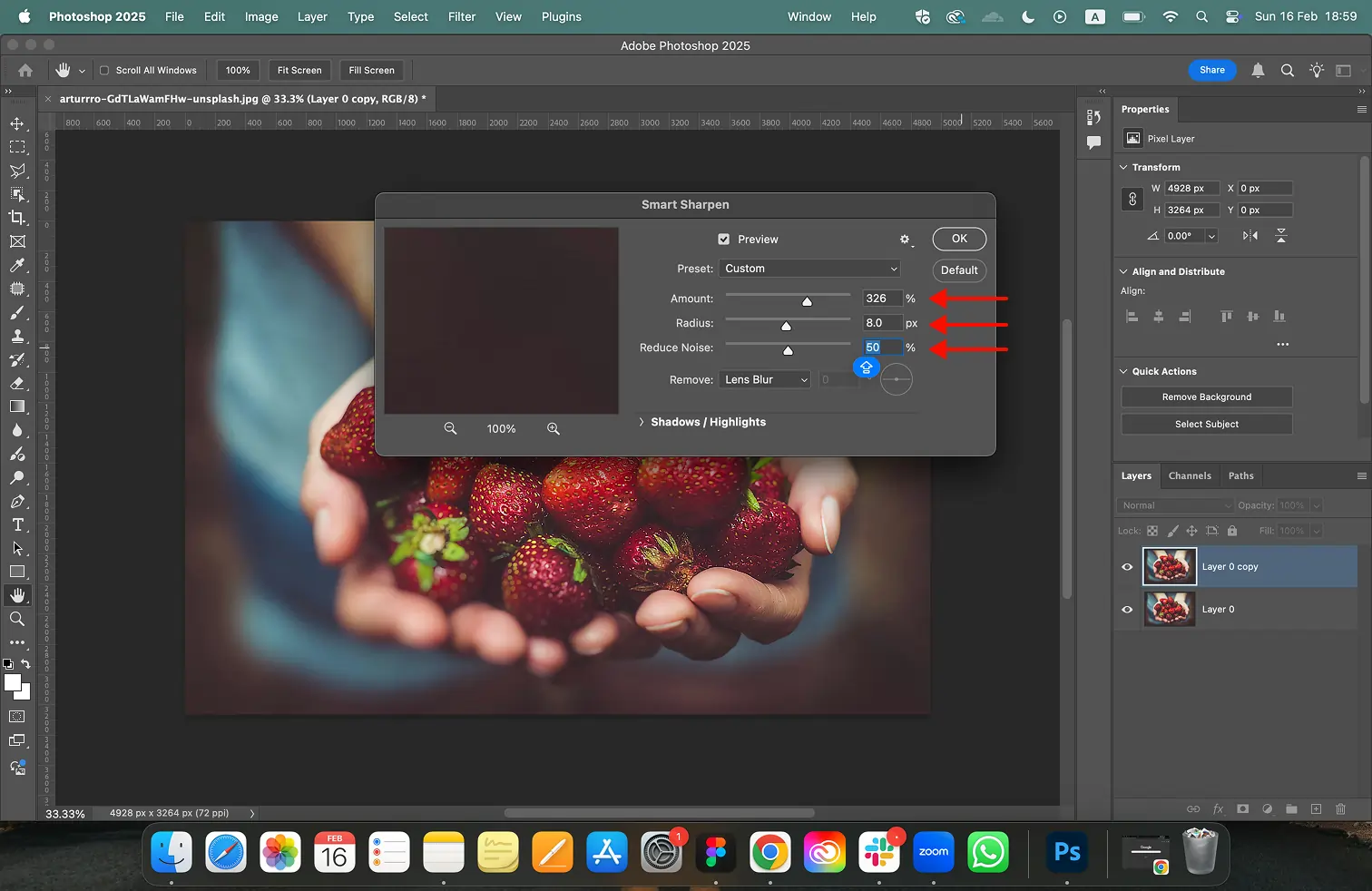 Smart sharpen photoshop