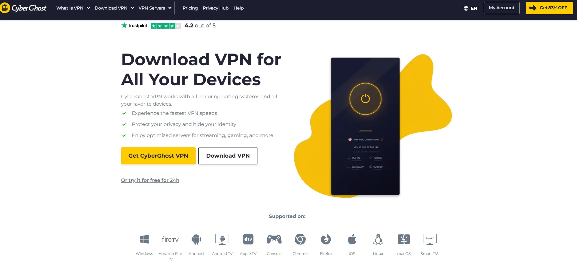 cyberghost vpn