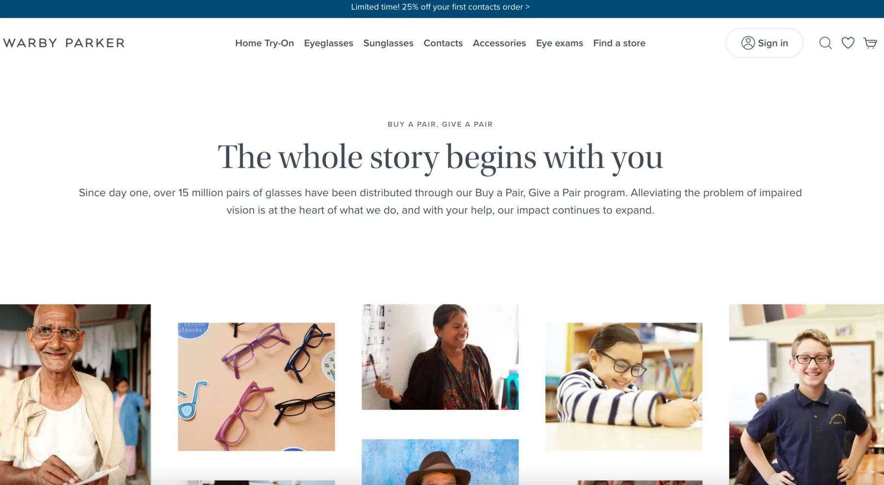 The Whole Story Begins with You home page