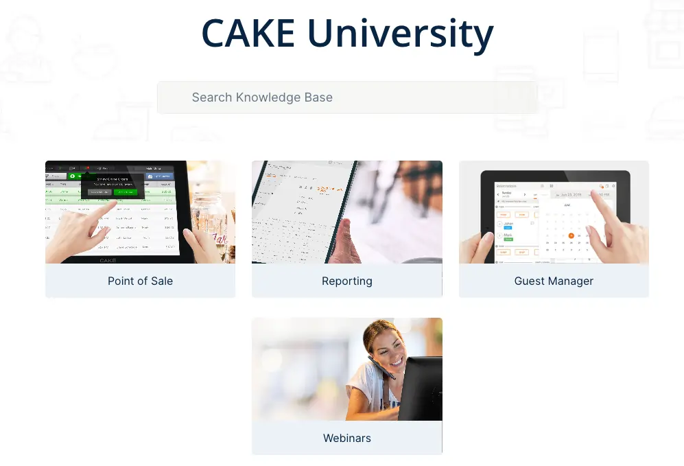 Cake POS university