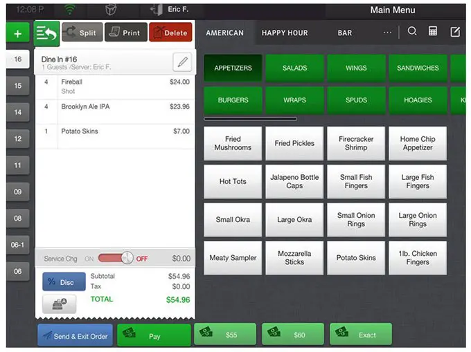 cake pos speed screen 