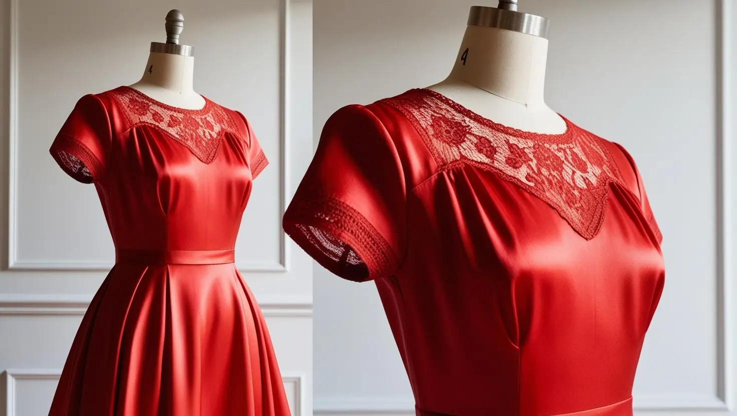 red dress