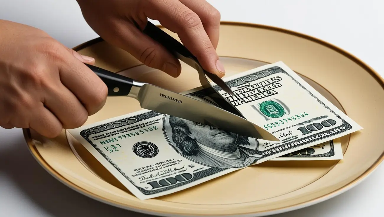 eating money