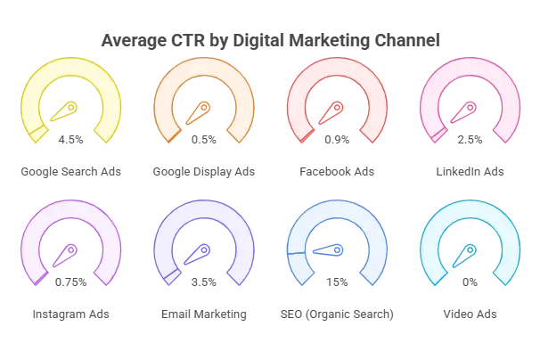 CTR Benchmarks by Platform