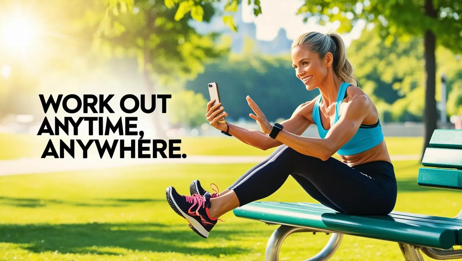 Ad for fitness app