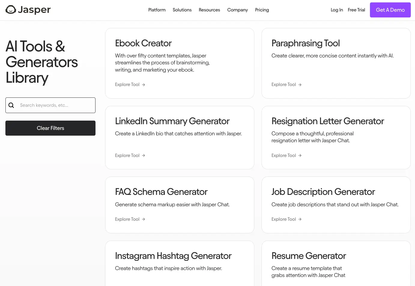 jasper ai writing tool