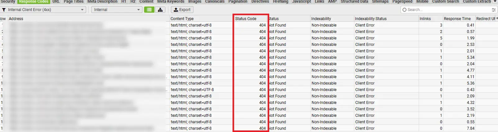 Fix crawl errors