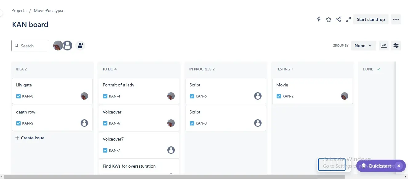Jira Kanban