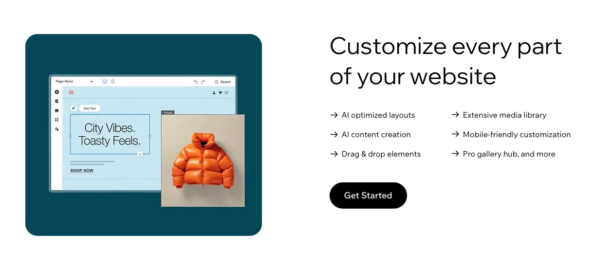 wix drag and drop