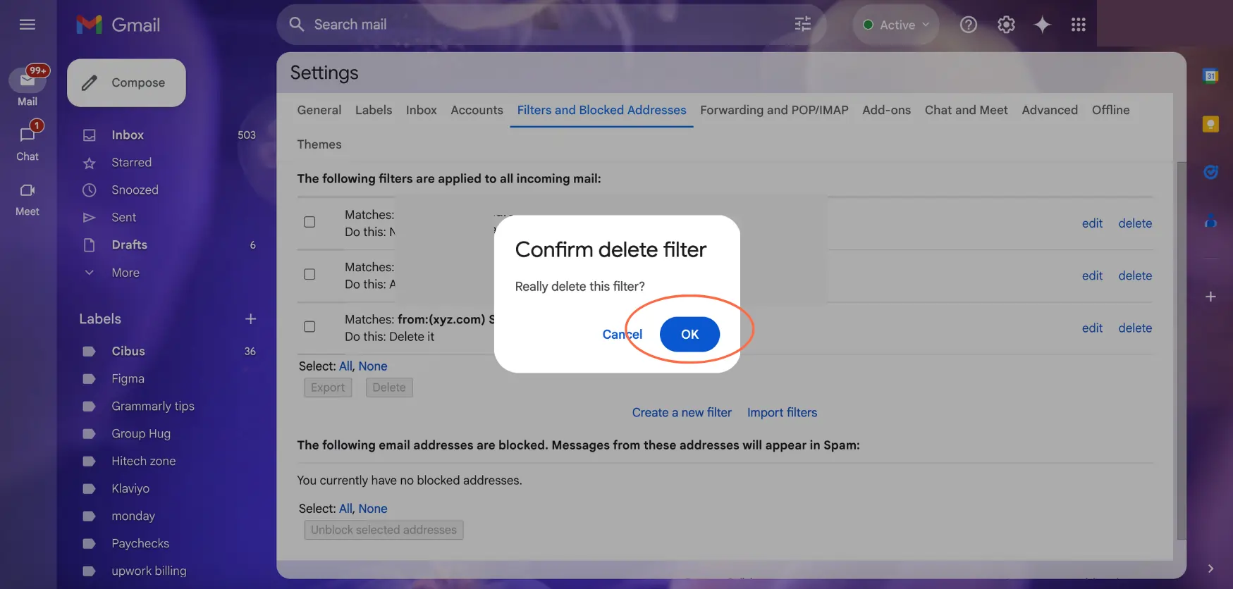 Gmail filter 8