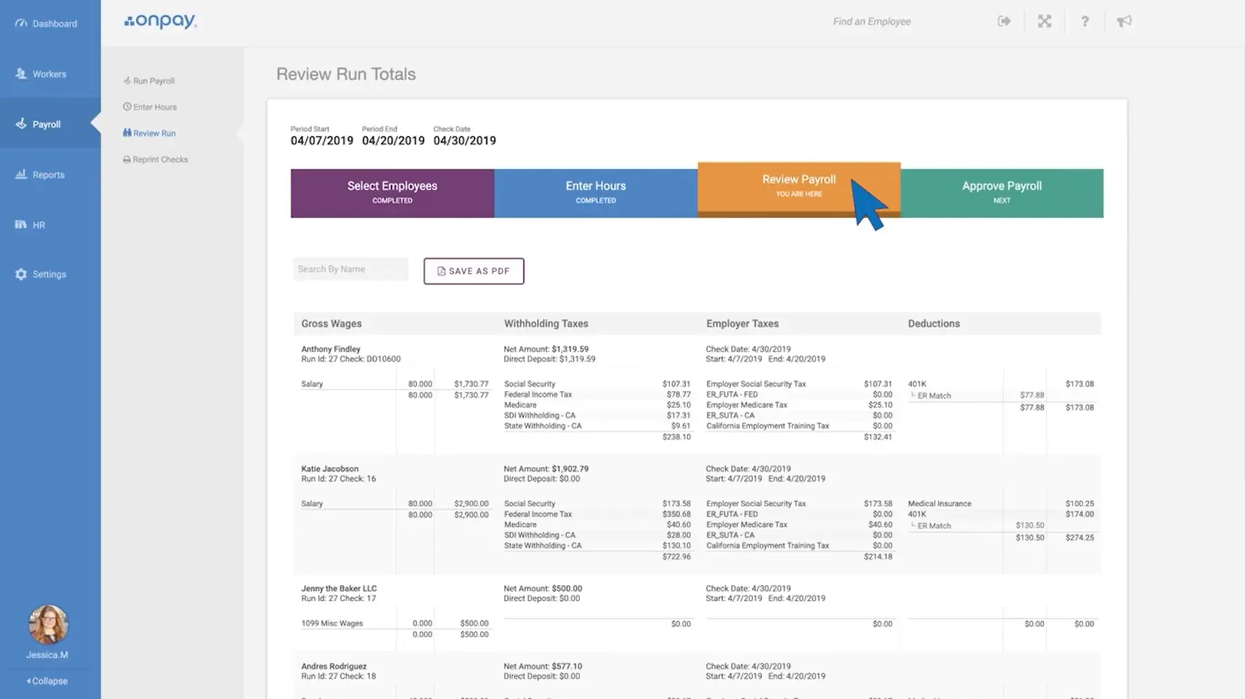 Onpay affordable payroll service for SMBs