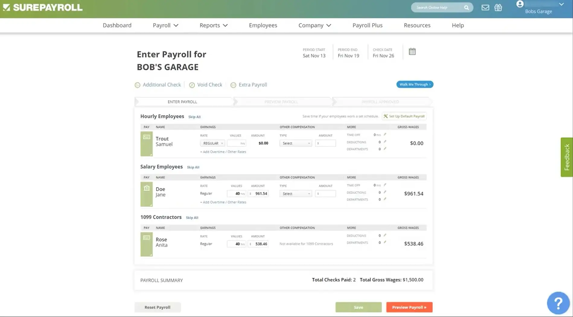 SurePayroll affordable payroll software