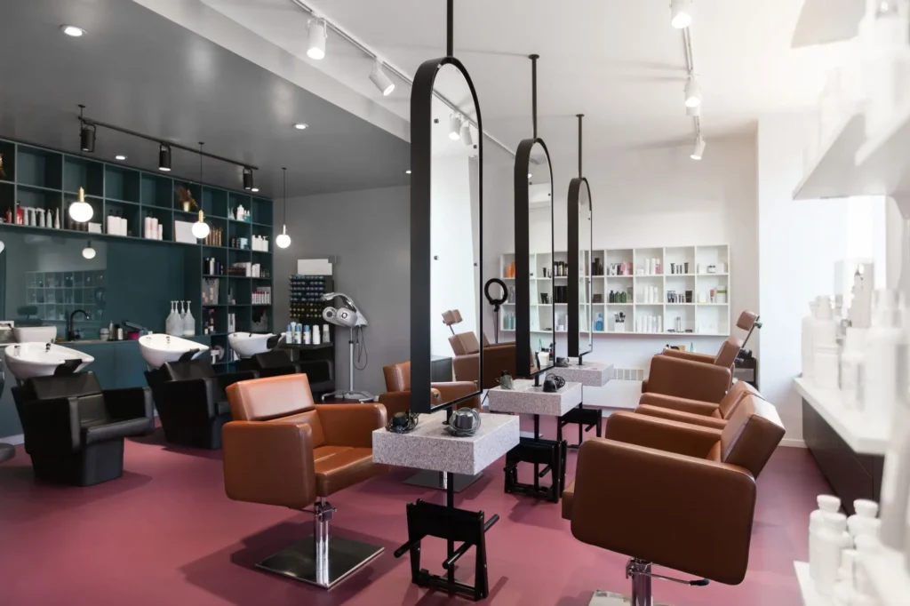 Beauty salon interior