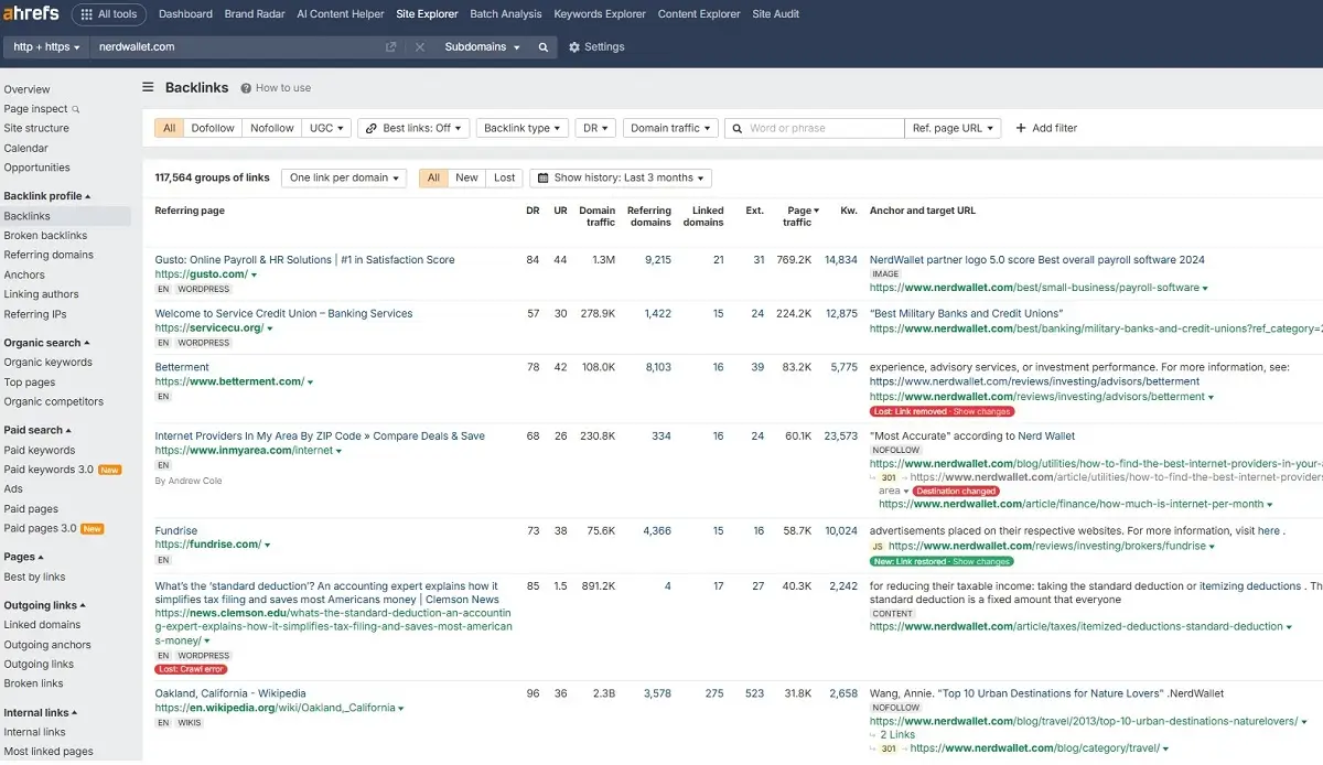 Ahrefs Backlink Accuracy