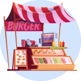 Small business owners - desktop icon