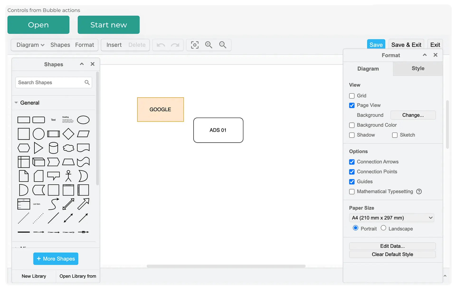Bubble Drag-and-Drop Visual Editor