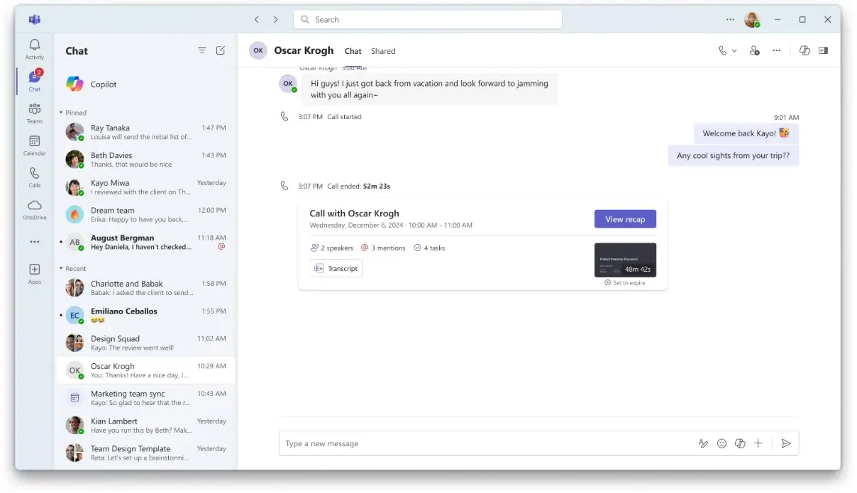 teams with ai assistant