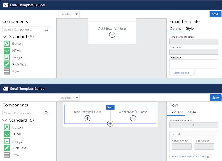 email template builder