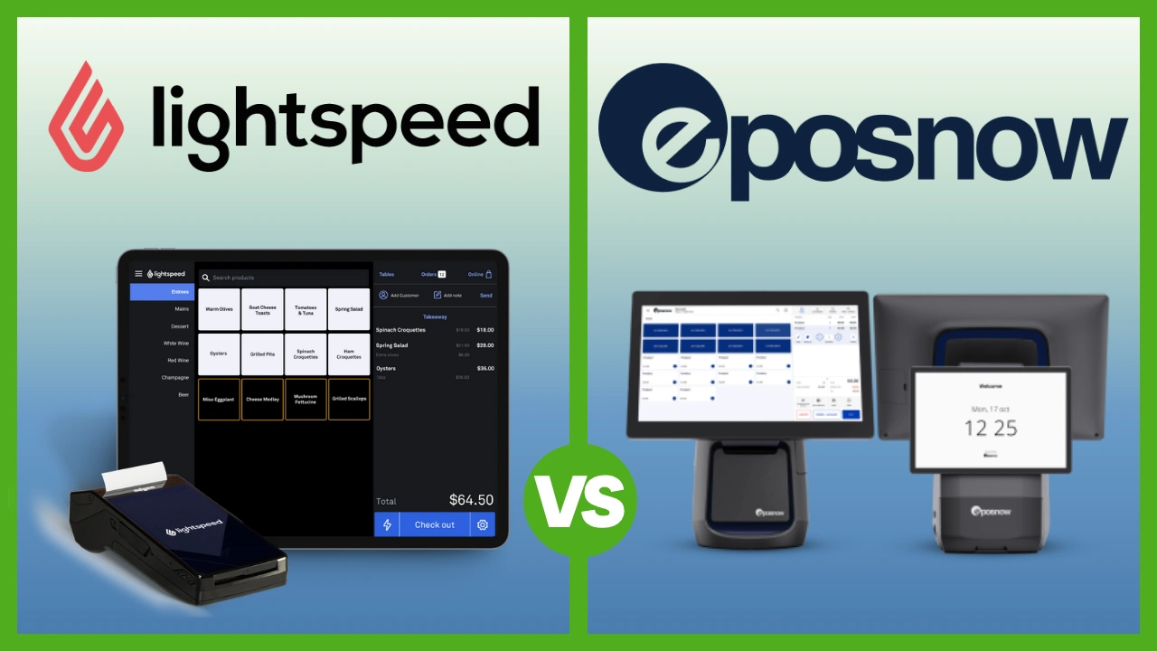 Lightspeed vs Epos Now POS (2025): Which fits your retail or hospitality business best?