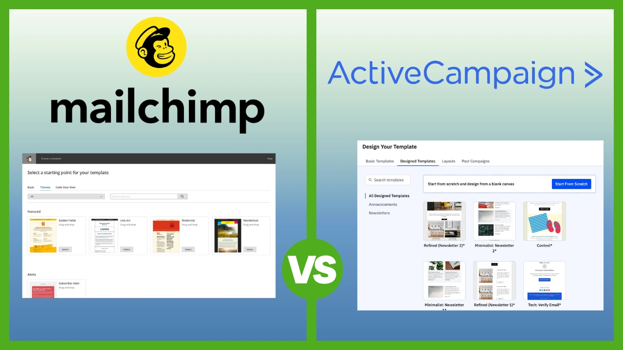 Mailchimp vs ActiveCampaign: Which email marketing software is best for your small business