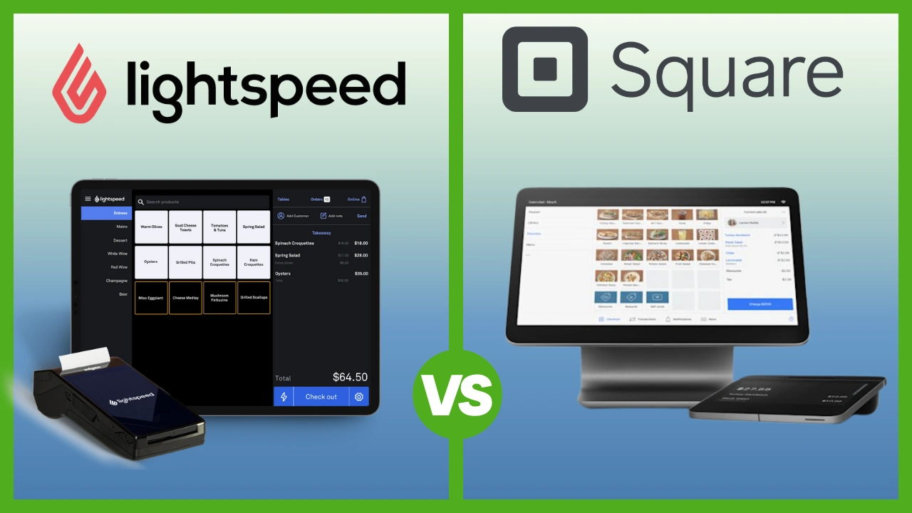 Lightspeed vs Square POS (2025): Full comparison, pricing, and features for small businesses