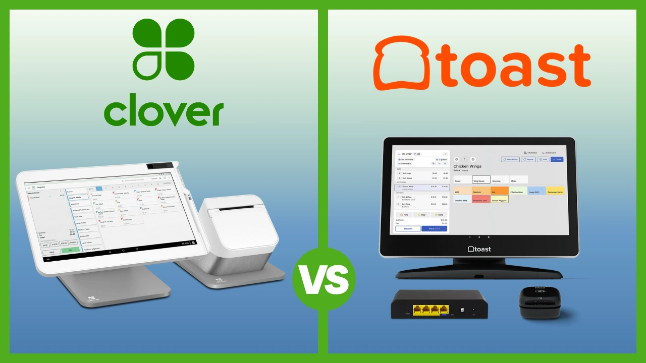 Clover vs Toast POS (2025): Which system fits your business best?