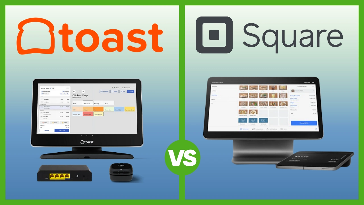 Square vs Toast POS: Which is better for your restaurant in 2025?