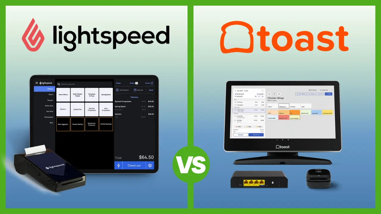 Toast vs Lightspeed POS 2025 : Which system is better for your restaurant or retail business?