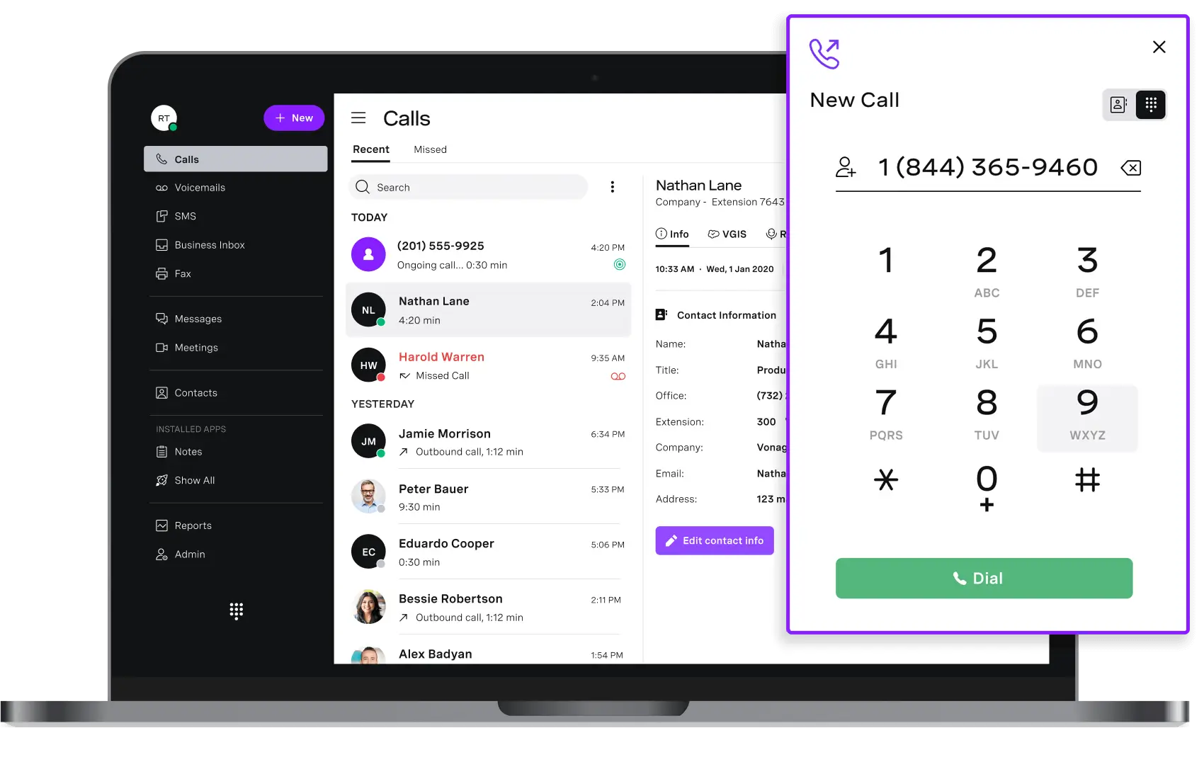 Vonage voip platform