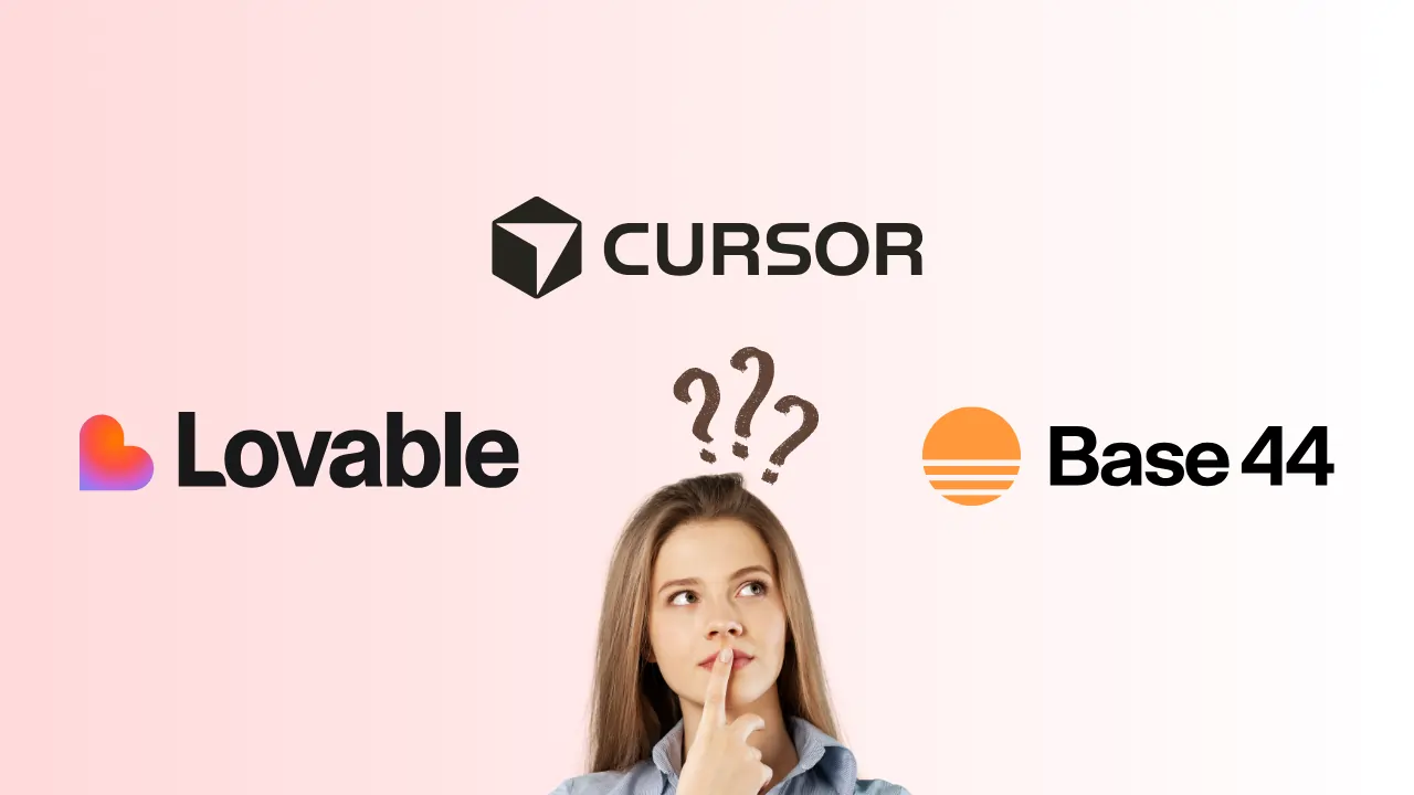 Cursor AI vs. Base44 vs. Lovable: I built apps with all three. Here’s my honest review.